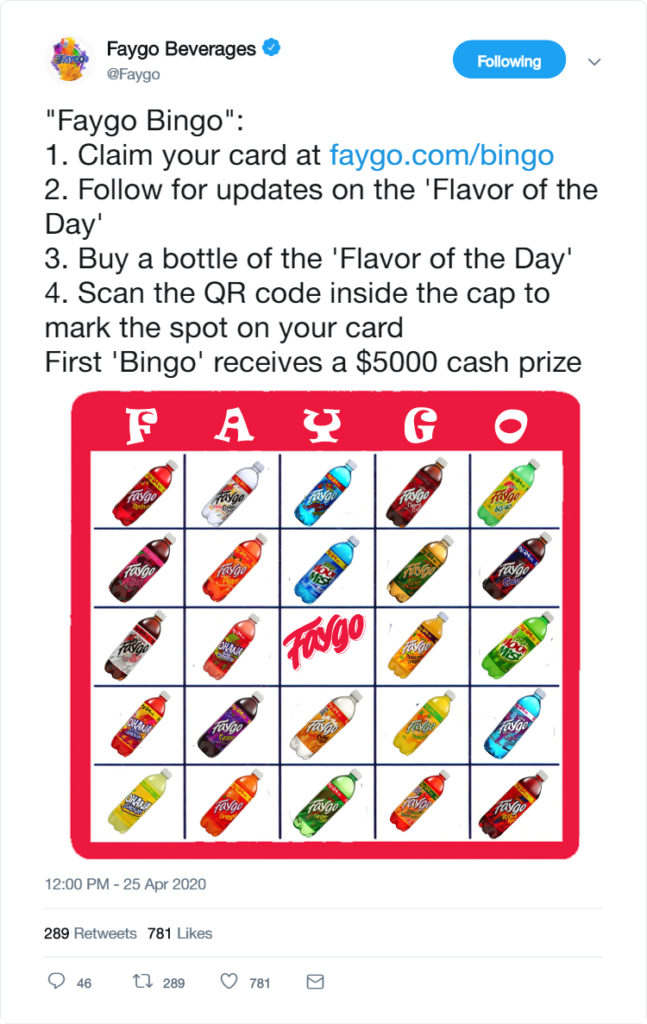 Faygo Bingo