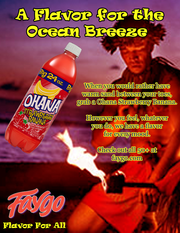 Faygo Ohana Strawberry Banana